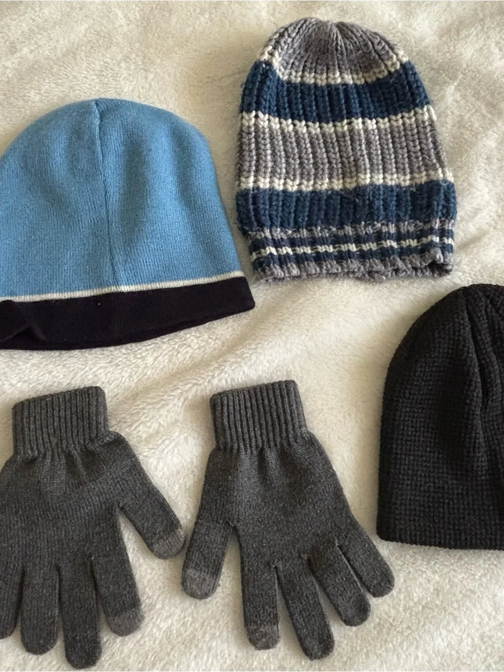 Spiderman Red, Black & Gray Knit Beanie with Matching Gloves, plus more